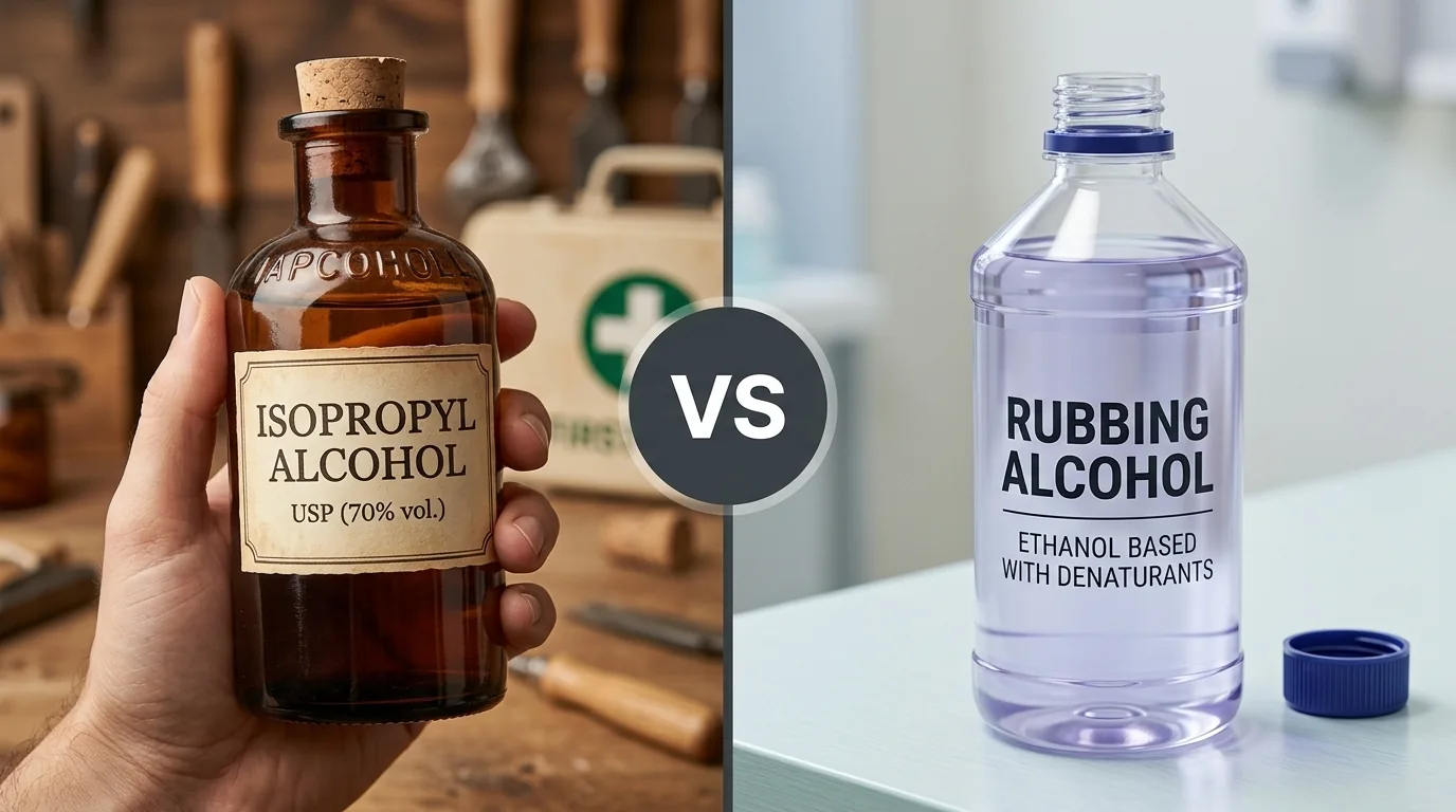 Is Isopropyl Alcohol the Same as Rubbing Alcohol